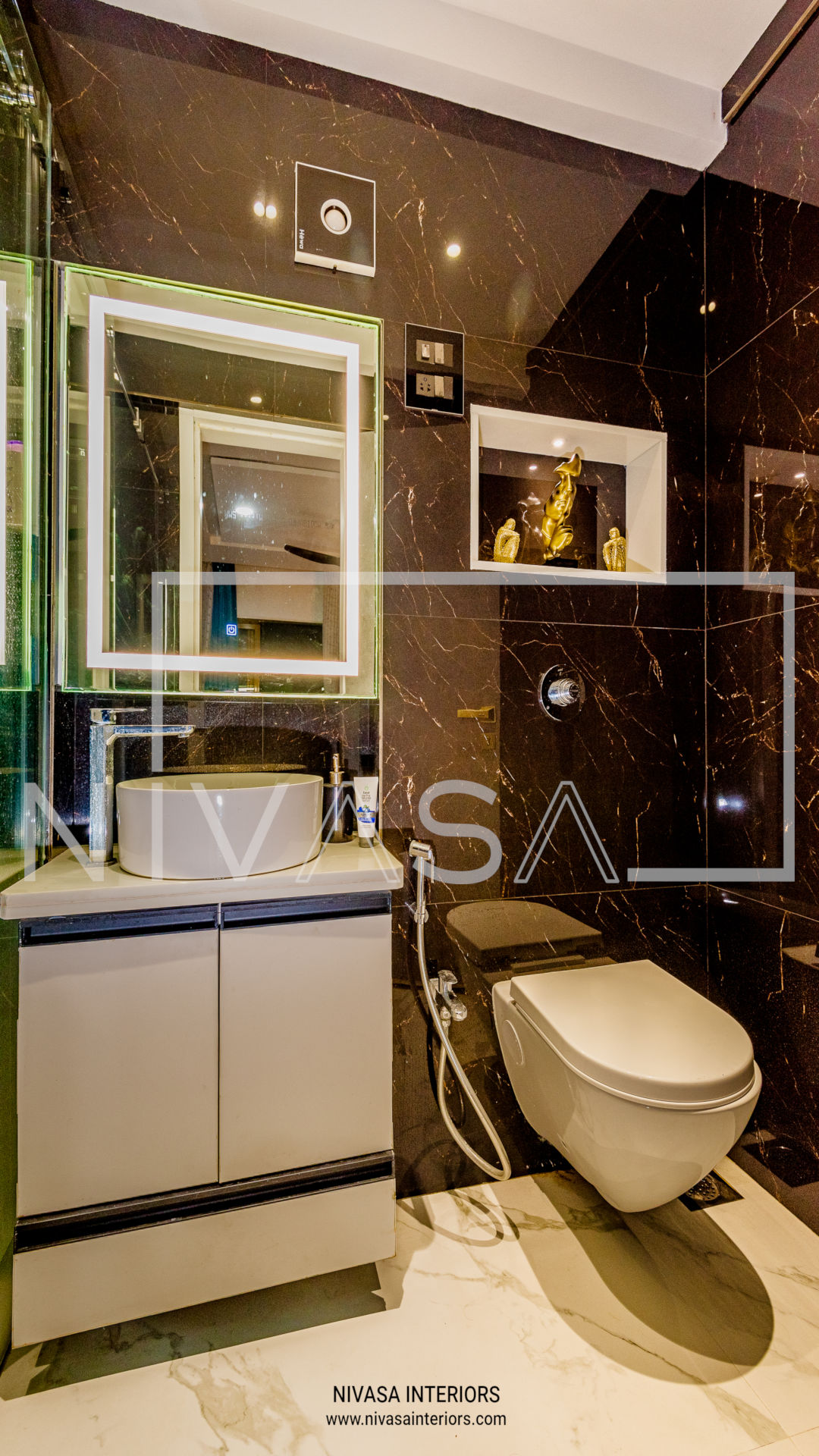 Nivasa Interior Desginer Pune Firm Project Common Bathroom Design