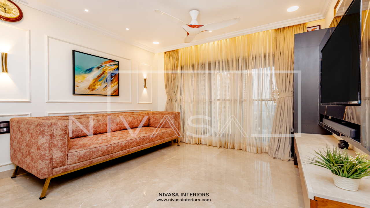 Nivasa Interior Desginer Pune Firm latest project Living Room