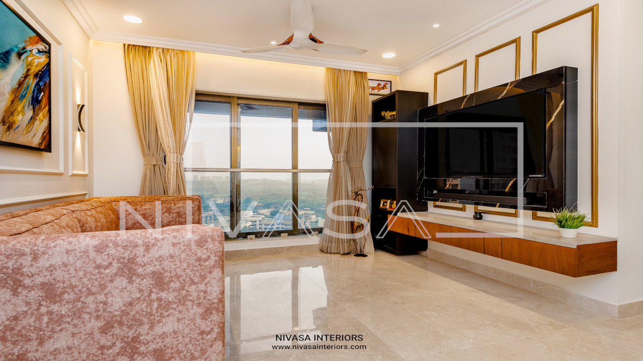 Nivasa Interior Desginer Pune Firm latest project Living Room