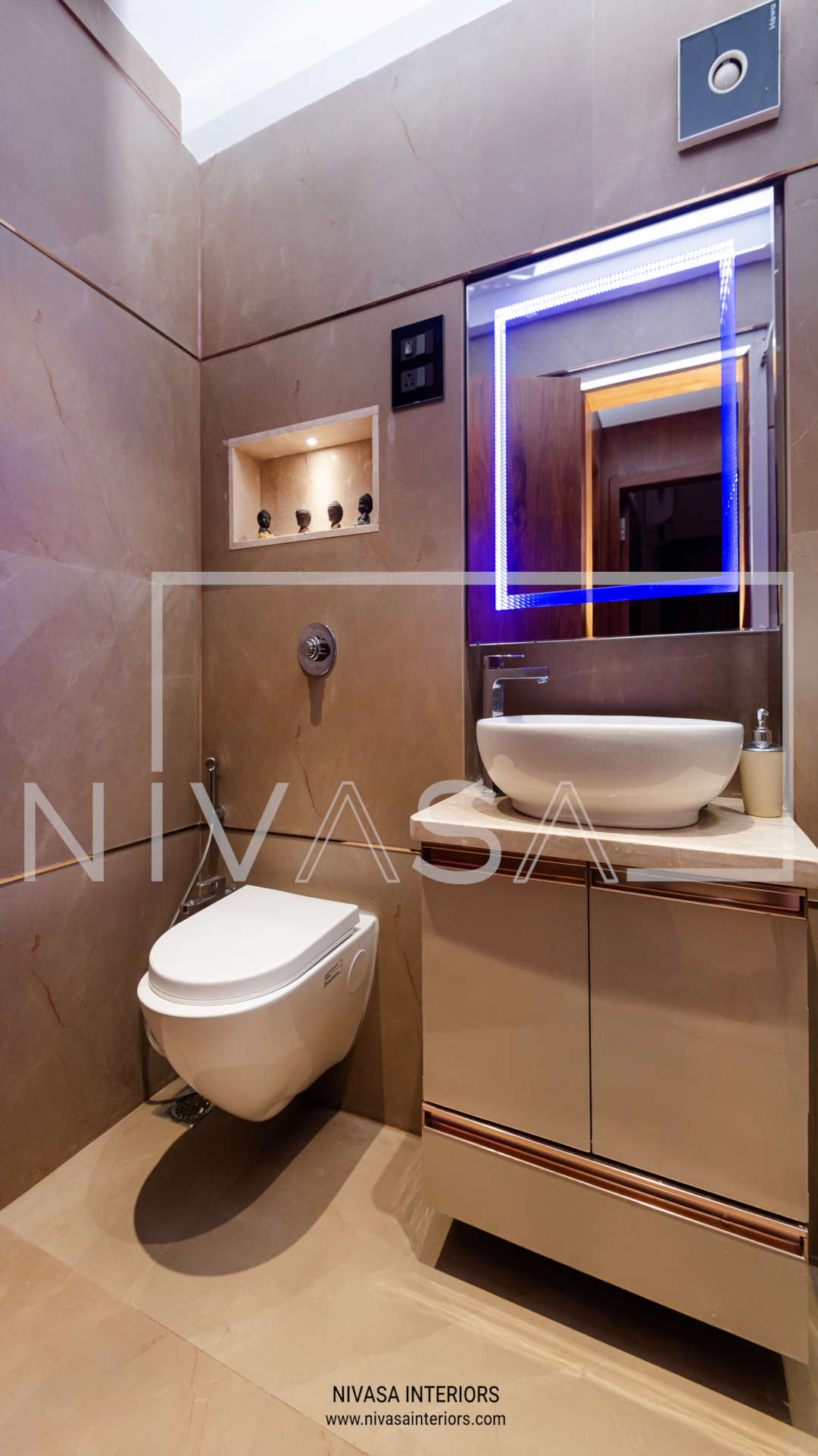 Nivasa Interior Desginer Pune Firm Project Master Bathroom Design